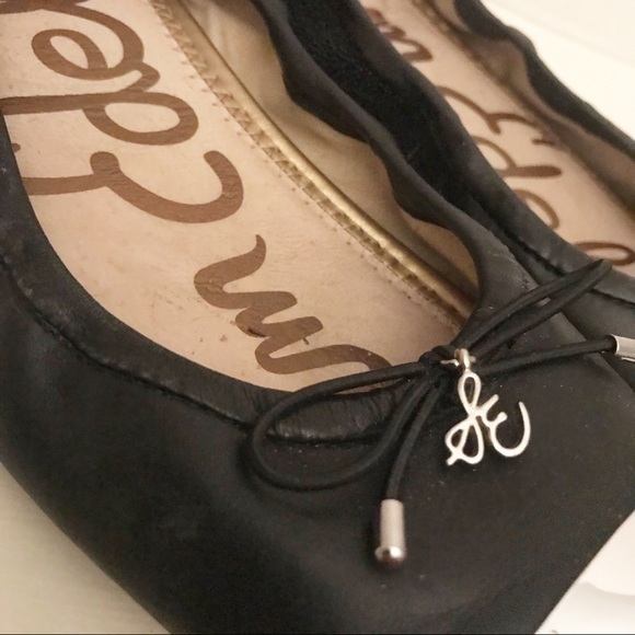 Sam Edelman Fairleigh Leather Cap Toe Ballet Flats - Picture 3 of 12